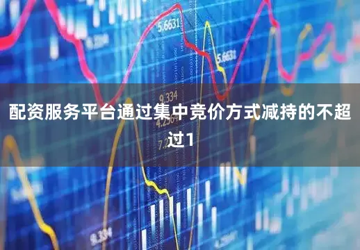 配资服务平台通过集中竞价方式减持的不超过1